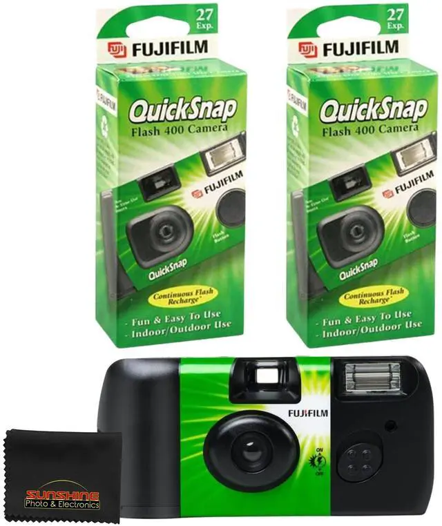 Main image of QuickSnap Flash 400 One-Time-Use Camera (2 Boxes)