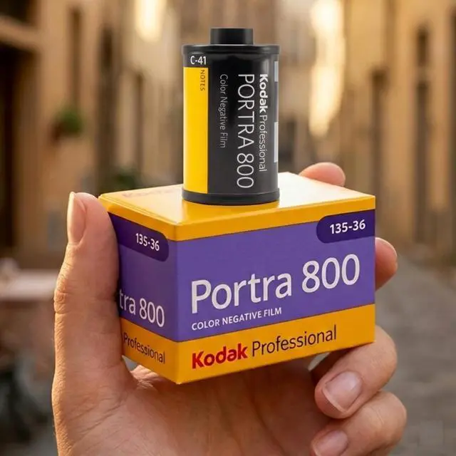 Alt view image 7 of 7 - Kodak Portra 800 35mm Film Pack 36exp for 35mm Film Camera Roll Bundle - Kodak Film- Cloth - 35 mm Film Roll- Camera Film (1)