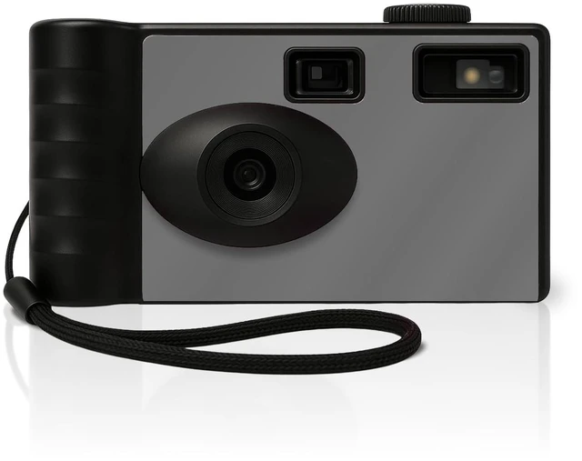 Main image of Screen Free Digital Camera Four Built in Filters Rechargeable, 8mp, Lightweight, Focus-Free, Auto-Flash, Easy-to-Use, Reusable, Retro Film-Style Photos (Gray)