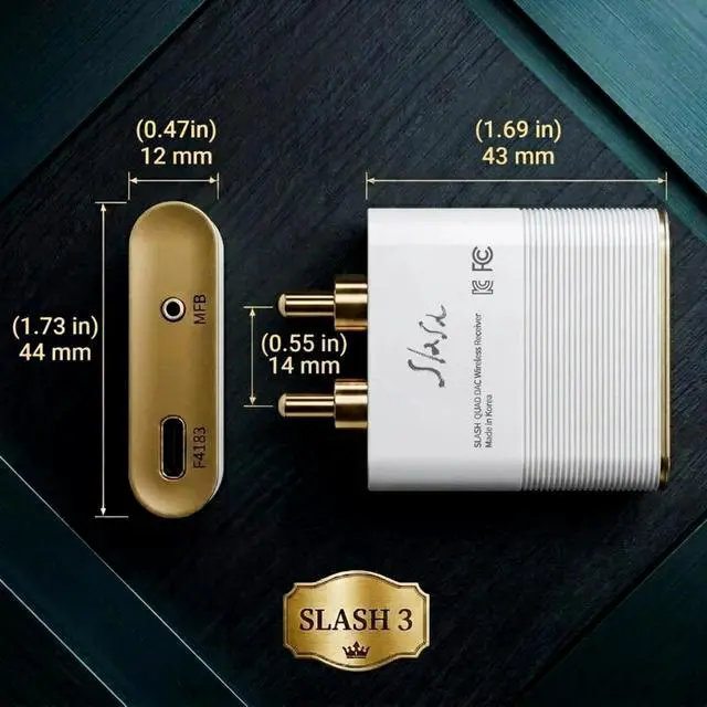 Alt view image 7 of 7 - 3 LDAC Hi-Fi Bluetooth DAC | Lossless aptX Adaptive/HD & AAC | Audiophile Wireless to RCA Studio & Home Stereo Receiver