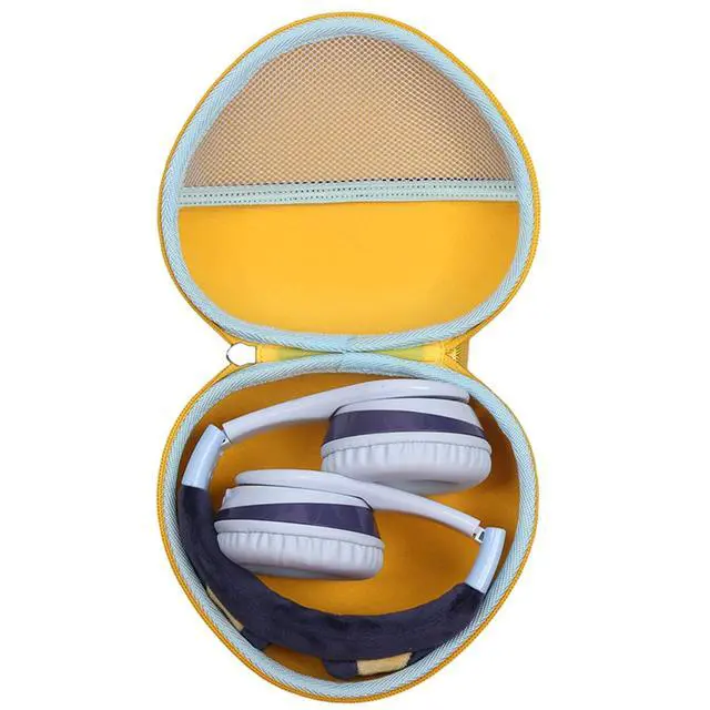 Alt view image 5 of 7 - Kids Headphones Case Compatible with eKids Bluey Bluetooth/JoySpark/VibeTune/EarFun Headphones, Kids and Toddler Headphone Storage Holder Bag Pouch (Box Only) (Blue)