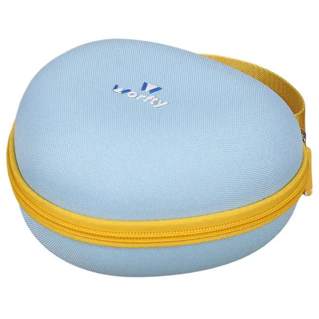Alt view image 7 of 7 - Kids Headphones Case Compatible with eKids Bluey Bluetooth/JoySpark/VibeTune/EarFun Headphones, Kids and Toddler Headphone Storage Holder Bag Pouch (Box Only) (Blue)