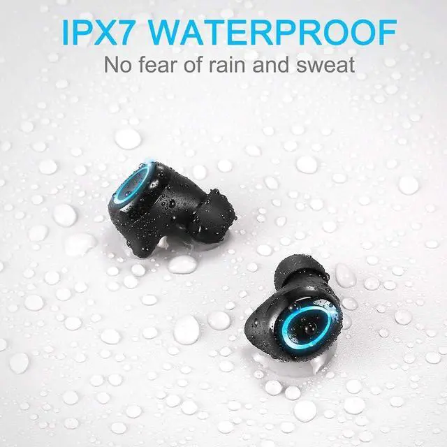 Alt view image 6 of 7 - Wireless Earbuds, 140Hrs Playtime Ear Buds 2026 New Bluetooth 5.3 Headphones 6D Stereo Bass with ENC Clear Call, IPX7 Waterproof Earphones for Sports/Working, in Ear Headphones for Android/iOS