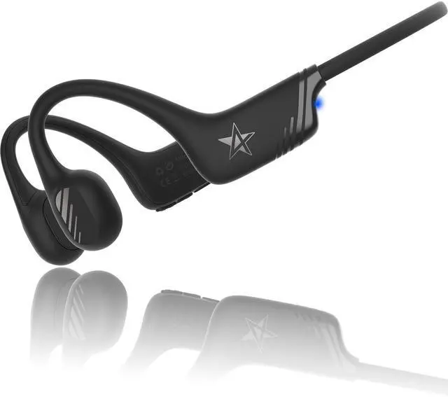 Main image of Open-Ear Bluetooth Bone Conduction Sport Headphones Sweat Resistant Wireless Earphones Open Ear Earbuds Wireless Bluetooth Headset with Mic for Fitness Workouts Running,Built-in Mic,with Hair Band