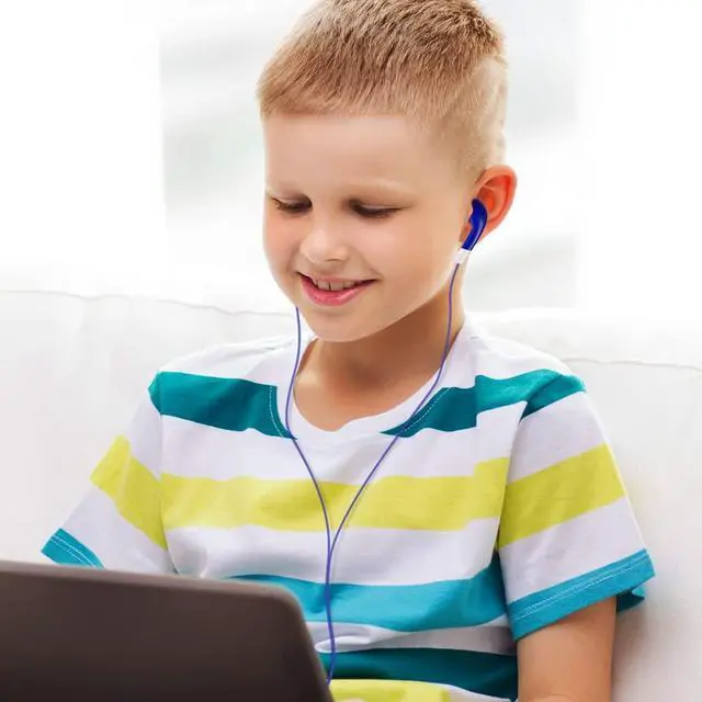 Alt view image 5 of 6 - Earbuds Bulk for Kids Students School Classroom 30 Pack, Wholesale Disposable Earphones Headphones for Computers Chromebook iPad PC Android Phone, Fits All 3.5mm Interface
