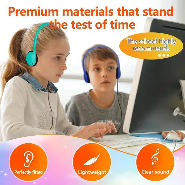 Alt view image 3 of 7 - Type C Headphones Bulk for Classroom School Kids 20 Pack,USB C Wired | Headphones for School Compatible with Pad Smartphones for Boys Girls Students Travel Mixed Colors