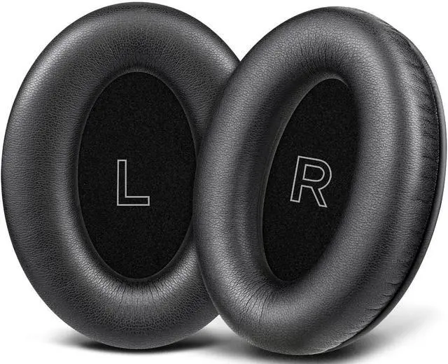 Main image of Replacement Ear Pads for Bose A30 Aviation Headset, Earpads Cushions with Soft Protein Leather, High-Density Noise Isolation Foam - Black