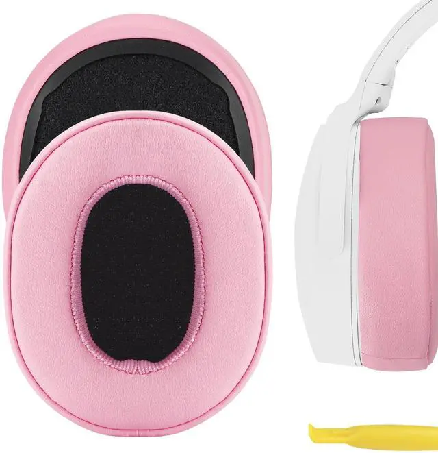 Main image of NOVA Replacement Ear Pads for Skullcandy Crusher Wireless, Crusher EVO, Crusher ANC, Hesh3, HeshEVO, HeshANC, Venue ANC Headphones Ear Cushions, Repair Parts with Video Guide (Pink)