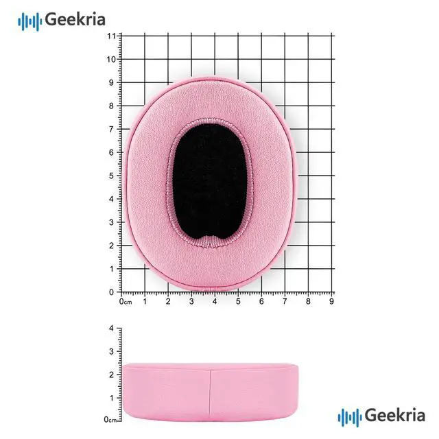 Alt view image 6 of 6 - NOVA Replacement Ear Pads for Skullcandy Crusher Wireless, Crusher EVO, Crusher ANC, Hesh3, HeshEVO, HeshANC, Venue ANC Headphones Ear Cushions, Repair Parts with Video Guide (Pink)