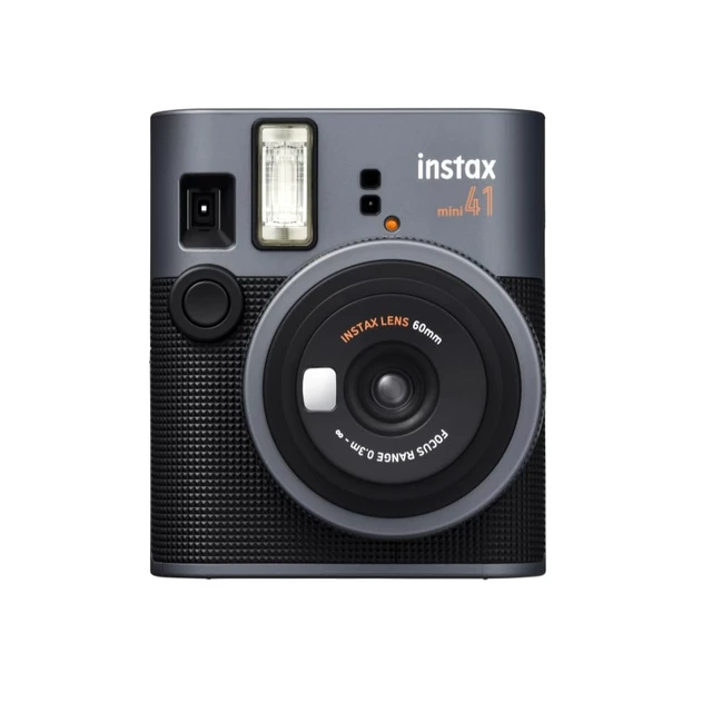 Alt view image 2 of 4 - Instax Mini 41 Instant Camera Bundle with Instax Mini Film | 20 Exposures + 4 Pack AA Batteries + Cleaning Cloth (4 Items)