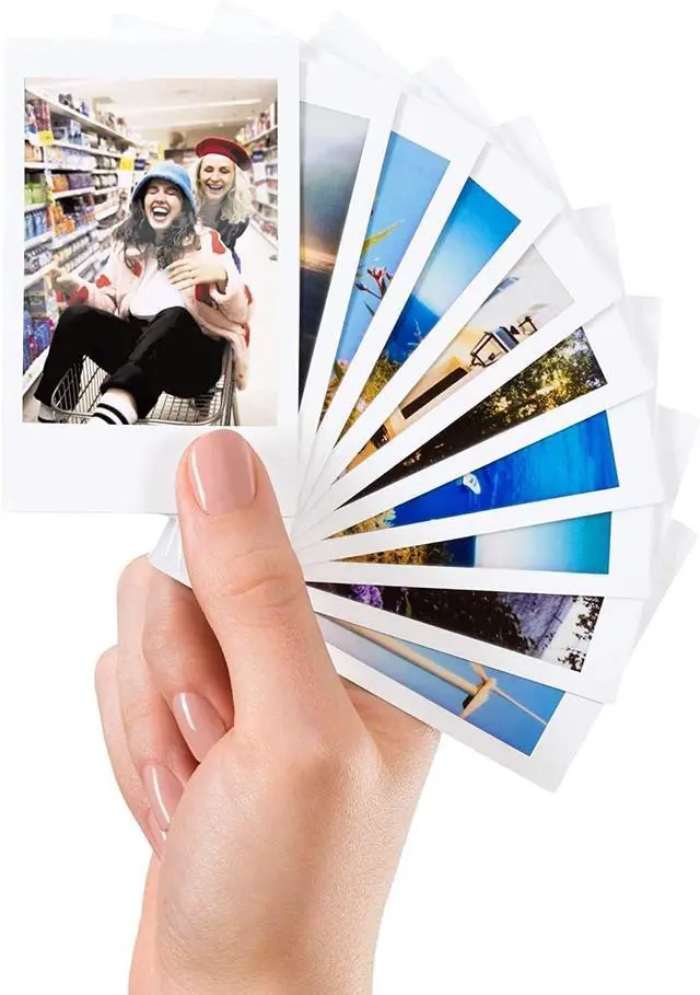 Alt view image 7 of 7 - Instax Mini Instant Film, 20 Shots (10 Sheets x 2) Capture Memories Anytime, Anywhere + BluebirdSales Premium Cleaning Cloth & 8 AA Batteries