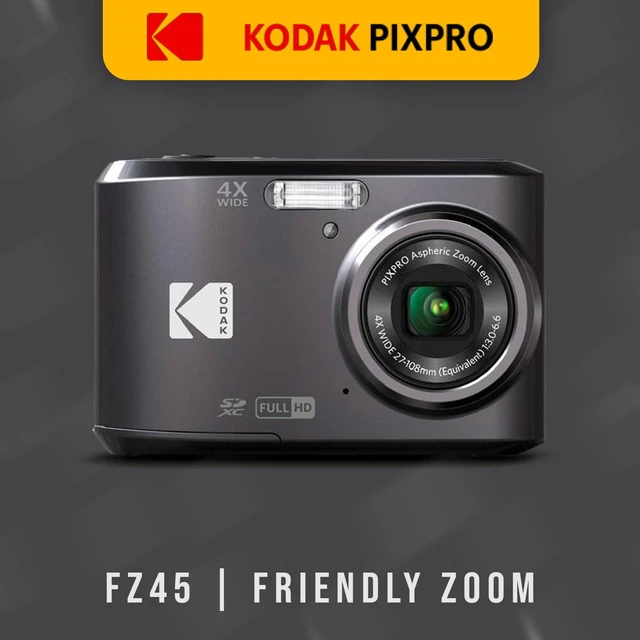 Alt view image 2 of 7 - PIXPRO FZ45 Digital Camera (Black) Bundle 32GB Class 10 UHS-I U1 SDHC Memory Card, AA High-Performance Alkaline Batteries, (3 items)