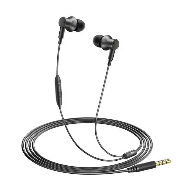 Alt view image 6 of 6 - Wired Call Noise Cancelling Earbuds Dynamic & Balanced -Deep Bass Earphones | Rich Bass,(Dual-driver) with Balanced Armature Super Bass Mids Highs Wired In Ear Headphones with Call Mic Noise Reduction