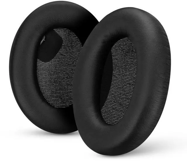 Main image of Replacement Earpads for Sony WH-1000XM4 Headphones - Soft Vegan Leather Cushions for Extra Comfort, Easy & Quick Installation, by (Black)