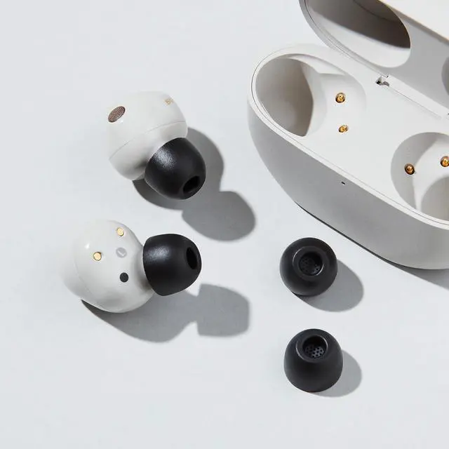 Alt view image 6 of 7 - Foamax Standard Memory Foam Earbud Tips for Sony, Beats & More | Memory Foam Earbud Tips Compatible with Sony WF-1000XM6, Beats Power Beats Pro, and Others