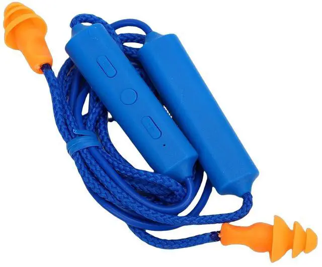 Main image of Bluetooth Earplug Headphones, Neckband Wireless Earbuds Ear Plugs, Noise Reduction in Ear Earphones with Mic, IPX5 Water Proof, 20 Hours Battery, for Industrial Safety (Blue)