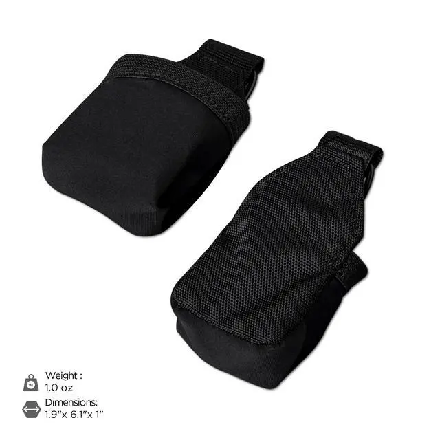 Alt view image 3 of 7 - HUB Earbuds Pouch | Soft Elastane & Ballistic Nylon 840D Headphone Case, Compatible with AirPods Pro, HUB Magnetic Suction Clip
