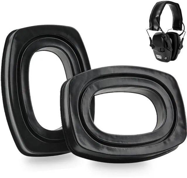 Main image of Gel Ear Pads Fit for Howard Leight by Honeywell Impact Sport, Impact Pro, Sync, Lightning; Ear Cushions Replacement Gel Inserts for ZOHAN EM054, Awesafe, PROHEAR 030, 036, 016 Earmuffs