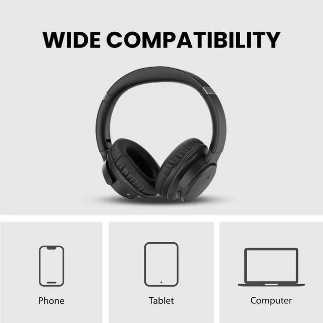Alt view image 7 of 7 - AS50Q - Add-On Headphones for Ensemble TV Set | Add-on headphones for compatible Ensemble batches T24B1, T24D2, and later; charging dock is not included