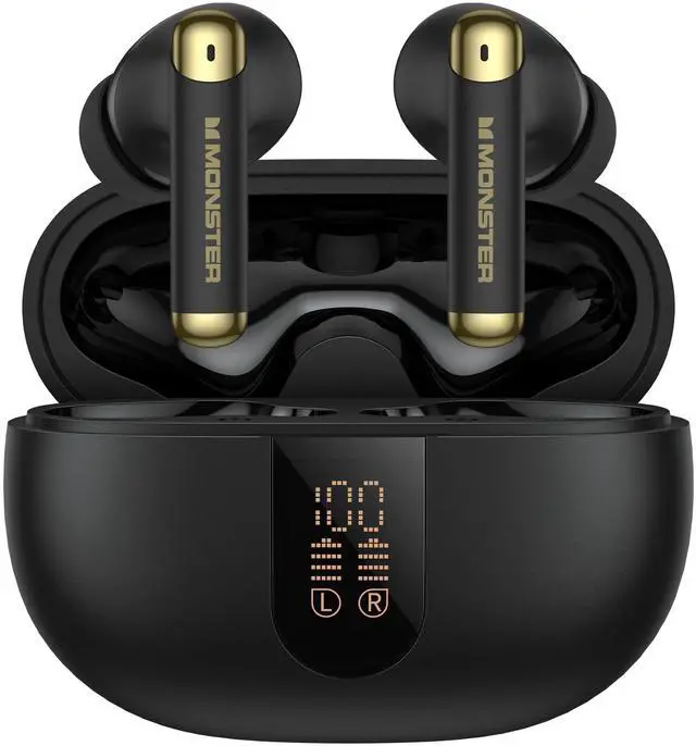 Main image of Wireless Earbuds, Bluetooth 6.0 in-Ear Headphones with Charging Case, Stereo Earphones Deep Bass Sound, Built-in Mic, Clear Call, Water Resistant Design for Sports