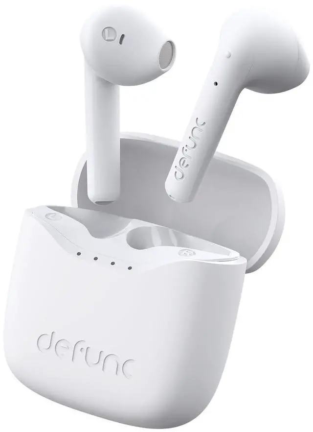 Main image of True LITE II Wireless Earbuds Bluetooth 6.0, Semi in-Ear Headphones with ENC Clear Calls, Low Latency, 20H Playtime, IPX4 Waterproof, Comfortable Fit with AI App Support (White)