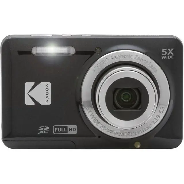 Alt view image 4 of 7 - PIXPRO FZ55 Digital Camera Bundle, Includes: SanDisk 64GB SDXC Memory Card, SD Card Reader Compatible with Computers and Smartphones and Memory Card Wallet (4 Items) (Black)