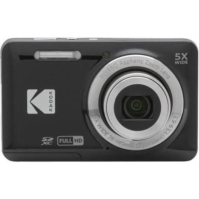 Alt view image 7 of 7 - PIXPRO FZ55 Digital Camera Bundle, Includes: SanDisk 64GB SDXC Memory Card, SD Card Reader Compatible with Computers and Smartphones and Memory Card Wallet (4 Items) (Black)