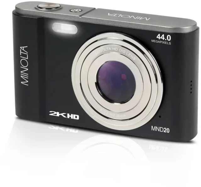 Main image of MND20 44 MP 2.7K Ultra HD Digital Camera (Black) Waterproof design captures photos and HD video at the beach, pool and on outdoor adventures