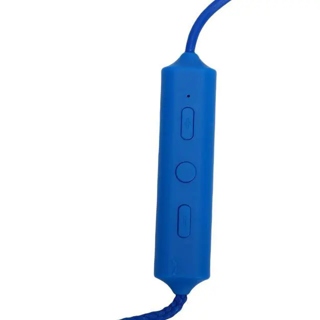 Alt view image 6 of 7 - Neckband Bluetooth Work Headphones, IPX5 Water Proof, Noise Reduction Wireless Neckband Headphones with Mic, 20 Hrs Playtime, Rechargeable (Blue)