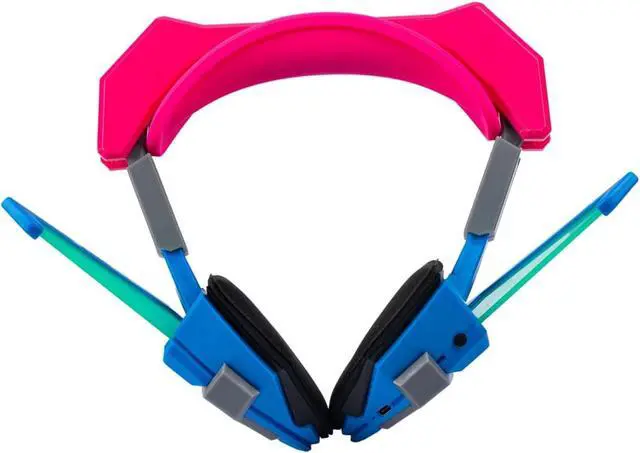 Alt view image 2 of 7 - DVA Earphones -dva Cosplay Bluetooth Wireless Gaming Headset Role Play - Analog Gaming Props