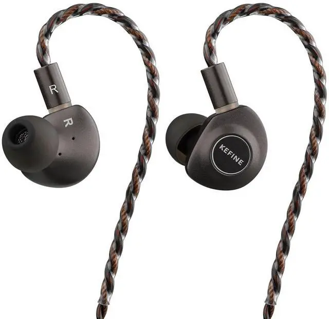 Main image of Kefine Delci IEMs, Sinngle 10mm Dynamic Driver in-Ear Monitors, 1DD DLC + PU Diaphgram in-Ear Earphones with Detachable 0.78mm 2pin Cable(3.5mm)