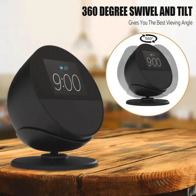Alt view image 4 of 7 - Premium Adjustable Magnetic Desktop Stand for Spot (2024 Release) - Mount Accessories, Fit Ech0 Spot & Homepod Mini, 360° Swivel, Tilt, Anti-Slip Base (Black)