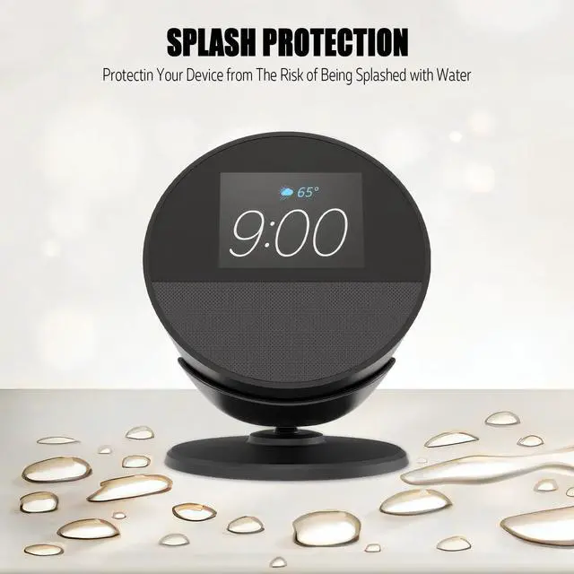 Alt view image 6 of 7 - Premium Adjustable Magnetic Desktop Stand for Spot (2024 Release) - Mount Accessories, Fit Ech0 Spot & Homepod Mini, 360° Swivel, Tilt, Anti-Slip Base (Black)
