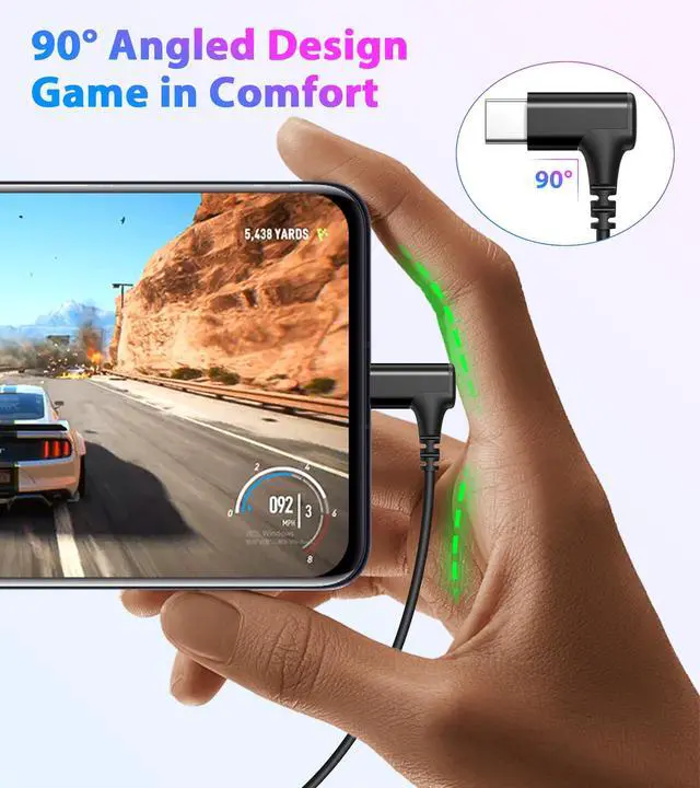 Alt view image 2 of 7 - USB C Headphones Wired Earbuds Ear Buds with Mic for Apple/Android | 90° Angled Plug in USBC Wire Earphones Corded Type C for iPhone 17 17e 16 16e 15 Pro Max Air for Samsung S26 S25 S24 S23 S22
