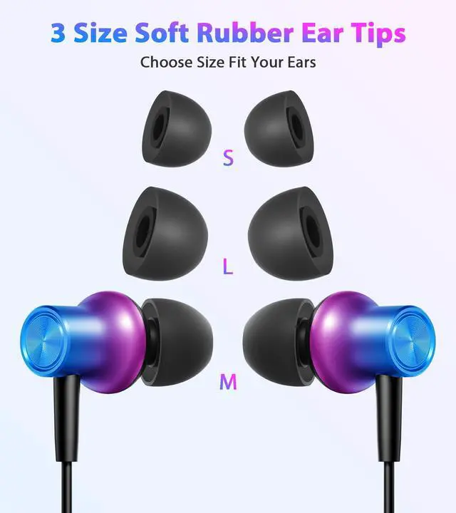 Alt view image 6 of 7 - USB C Headphones Wired Earbuds Ear Buds with Mic for Apple/Android | 90° Angled Plug in USBC Wire Earphones Corded Type C for iPhone 17 17e 16 16e 15 Pro Max Air for Samsung S26 S25 S24 S23 S22
