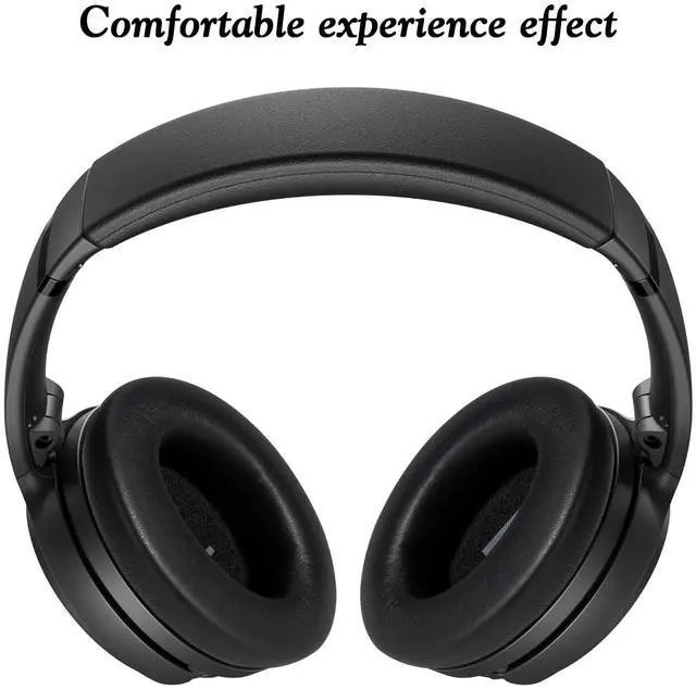 Alt view image 7 of 7 - Ear Pads Replacement for Bose QC45 Headphones - Earpads for Bose QuietComfort 45/QuietComfort SE (QC SE)/New Quiet Comfort Wireless Over-Ear Headphones, Black