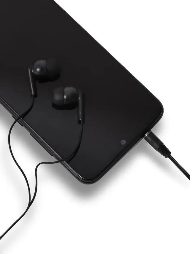 Alt view image 3 of 7 - 100 Pack Earbuds Bulk for School Classroom Headphones Wired in Ear Student Earphones Class Set Individually Packed Black 3.5mm