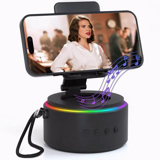 Main image of Men Dad Gifts for Christmas Day, Bluetooth Speaker with Phone Stand, Anniversary for Men - Birthday Gifts for Him Husband Boyfriend, Wireless Speaker Phone Holder for Home Office Use