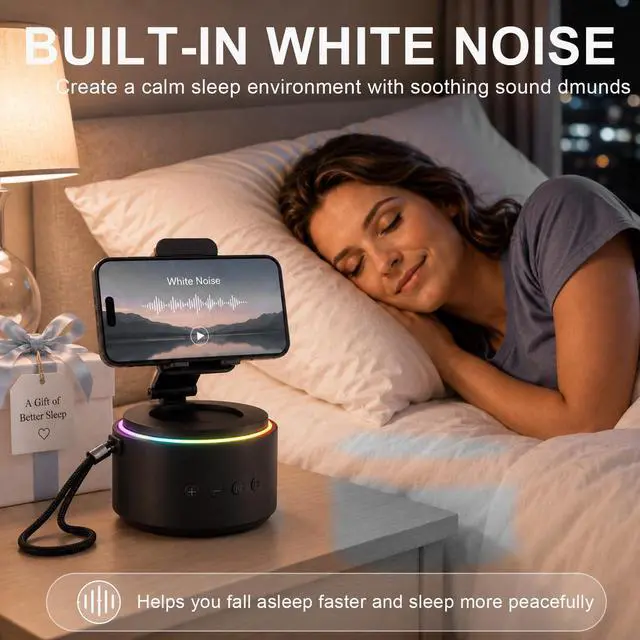 Alt view image 2 of 7 - Men Dad Gifts for Christmas Day, Bluetooth Speaker with Phone Stand, Anniversary for Men - Birthday Gifts for Him Husband Boyfriend, Wireless Speaker Phone Holder for Home Office Use