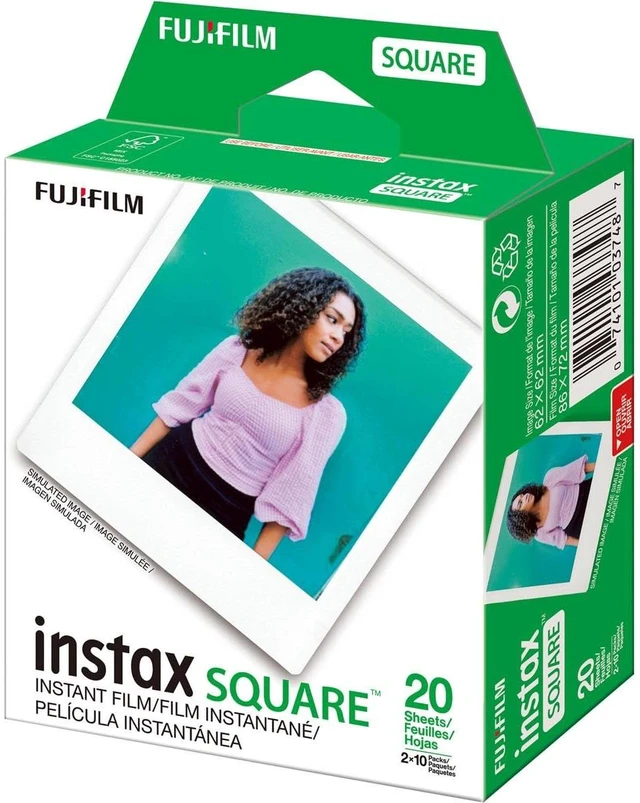 Alt view image 3 of 4 - 2 Pack instax Square Instant Color Film