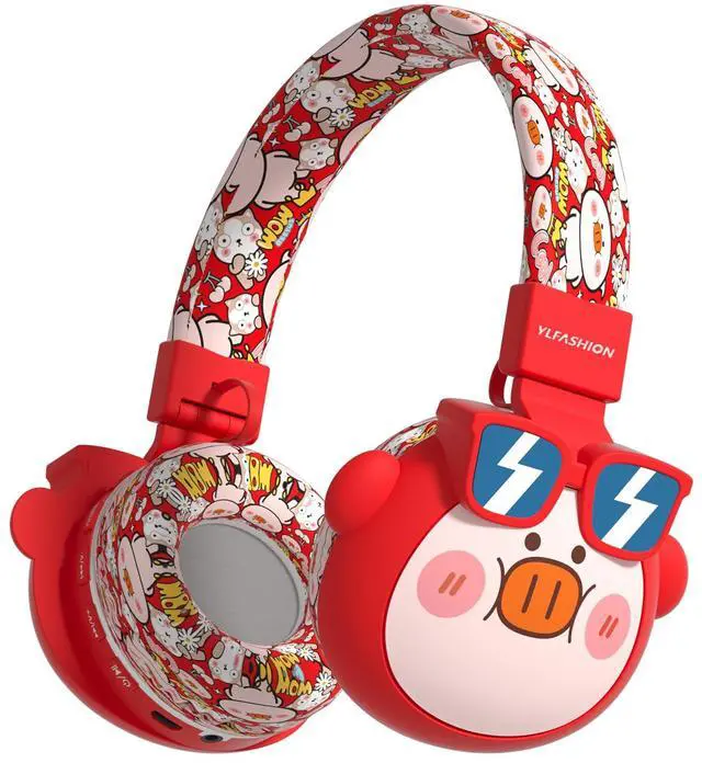 Main image of Beerus Kids Bluetooth Headphones, 85dB Volume Limiter, Bluetooth 5.4 & 20H Playtime, Ultra-Soft Foldable Over-Ear Headset with Mic, FM/TF Mode, Cute Animal Design for School Travel