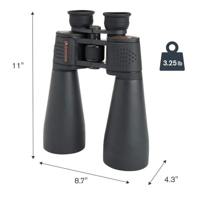 Alt view image 7 of 7 - SkyMaster 25x70 Binoculars for Astronomy, Long-Range & Wildlife Exceptional Long-Range Detail, Astronomy & Wildlife or Land Viewing, Multi-Coated BaK-4 Optics, Tripod Adapter Included
