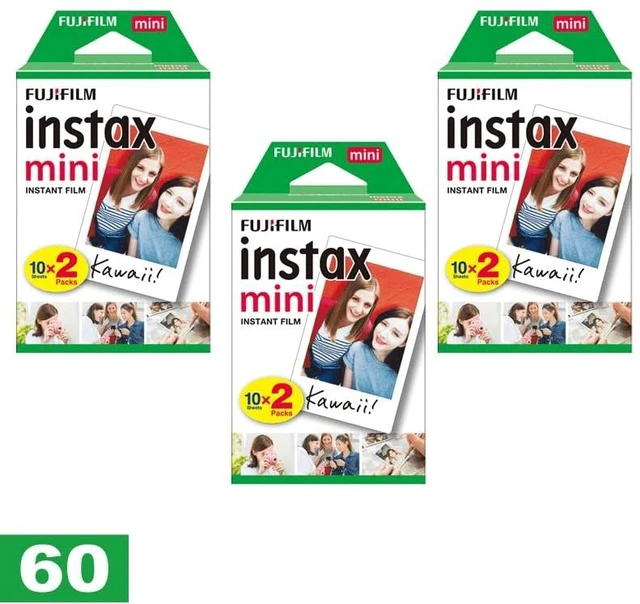 Alt view image 2 of 6 - Instax Mini Instant Daylight Film ISO 800, 3 x Twin Packs, (60 Exposures)