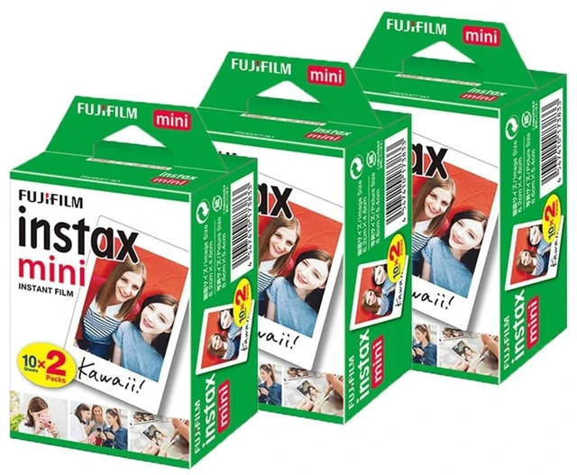 Main image of Instax Mini Instant Daylight Film ISO 800, 3 x Twin Packs, (60 Exposures)