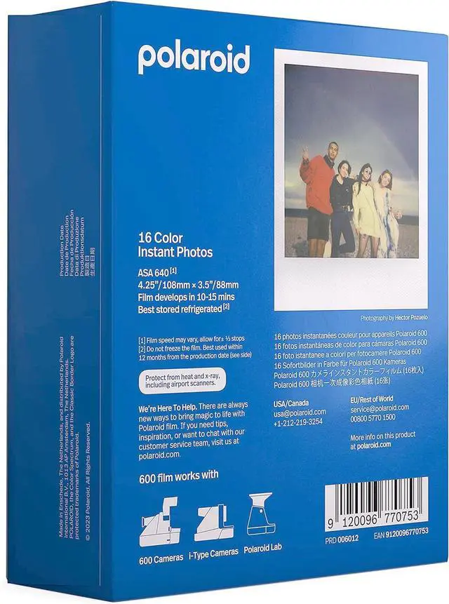 Alt view image 3 of 6 - Originals Color Instant Film for 600 and i-Type Cameras Bundle with a Cleaning Cloth