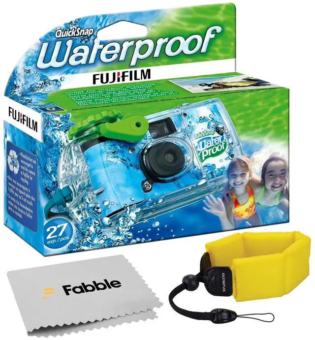 Main image of Quick Snap Waterproof 35mm Single Use Camera | Floating Foam Strap (Yellow) (1 Pack)