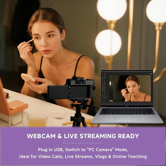 Alt view image 6 of 7 - 6K Digital Camera for Photography Autofocus, 2026 Upgraded 64MP WiFi Vlogging Camera for YouTube with 3" 180° Flip Screen 16X Zoom, 64GB SD Card & 2 Batteries Compact Travel Camera for Beginners Teens