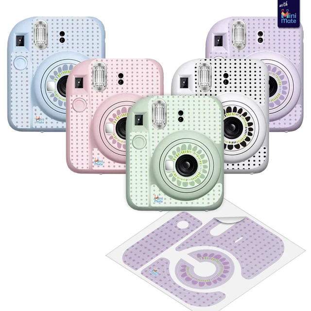 Alt view image 7 of 7 - Instax Mini 12 Instant Camera Lilac Purple + Carrying Case + Fuji Instax Film Value Pack (40 Sheets) Accessories Bundle, Color Filters, Photo Album, Assorted Frames