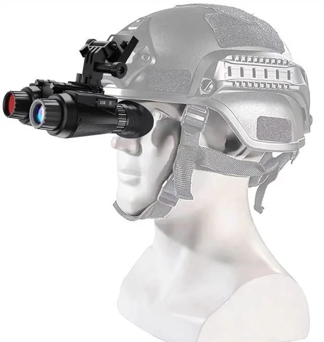 Main image of 4K Head-Mounted Night Vision Goggles & Binoculars Infrared NVG with 4 Color Vision, Manual Focus & 8X Digital Zoom for Hunting, Camping, and Outdoor Surveillance