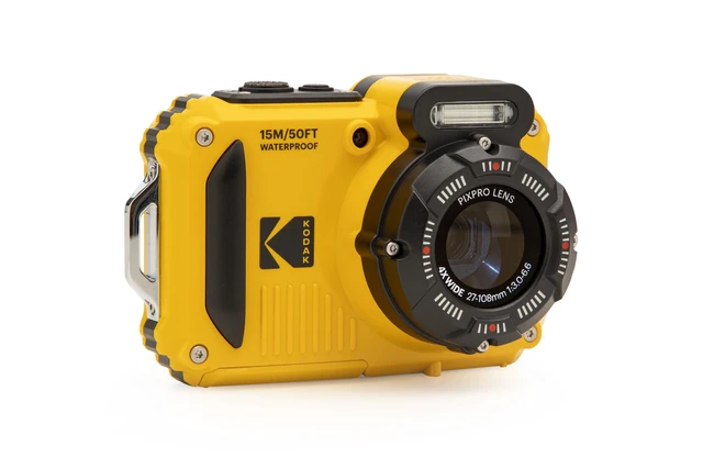 Alt view image 4 of 7 - PIXPRO WPZ2 16MP Waterproof Digital Camera, 15m, 4X Zoom, Yellow 1080p Full HD video, Wi-Fi sharing, 27mm wide angle lens, 2.7 inch LCD, shockproof to 2m